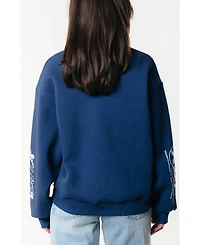 Colourful Rebel Women's Logos Dropped Shoulder Sweat