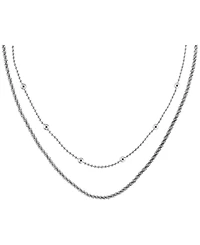 Calvin Klein Layered Chain Ball Necklace Gift Set