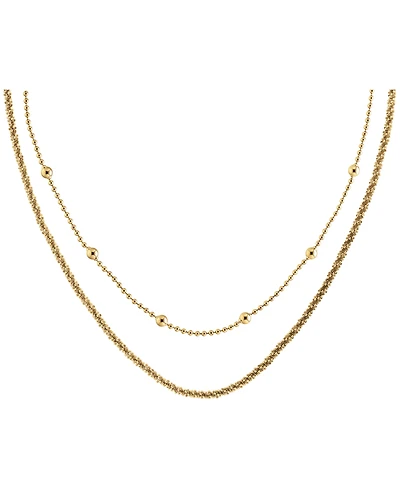 Calvin Klein Layered Chain Ball Necklace Gift Set