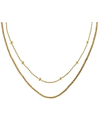 Calvin Klein Layered Chain Ball Necklace Gift Set