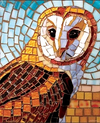 SunsOut Stained Glass Owl 1000 piece Jigsaw Puzzle for Adults