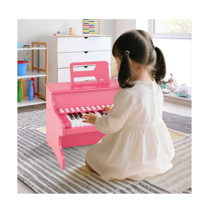 Hongge 25 Key Kids Piano Keyboard with Teaching Mode