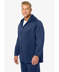 KingSize Big & Tall Performance Dot Full-Zip Hoodie