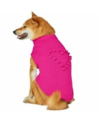 Blueberry Pet Pom Pom Heart Dog Sweater