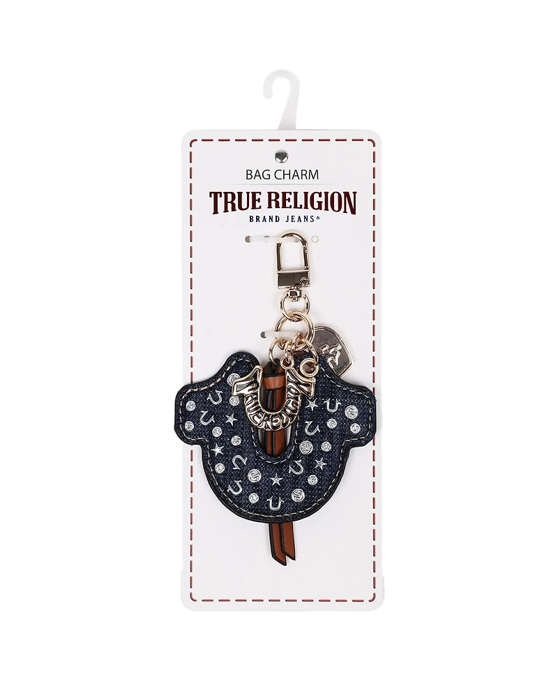 True Religion Denim Horseshoe Bag Charm