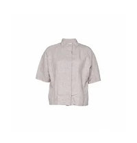 Pre-Owned Marni Women's Pre-Owned Isabel Marant Silk Embellished Collar Half Sleeve Top