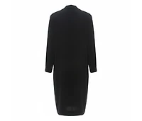 Pre-Owned Marni Women's Black Silk Crepe Contrast Collar Detail Short Dress