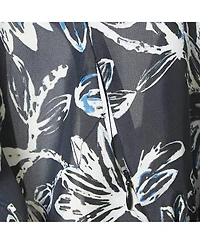 Pre-Owned Balenciaga Women's Floral Print Crepe Silk Sleeveless Gown