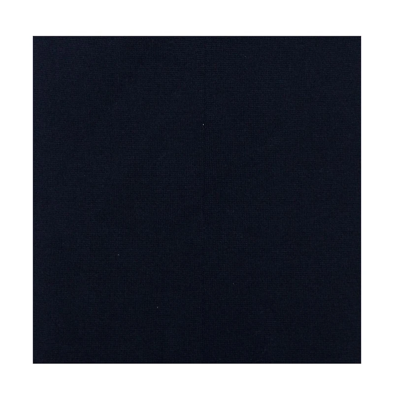 Pre-Owned Stella Mccartney Women's Navy Blue Cotton Knit Contrast Stripe Panel Detail Midi Skirt