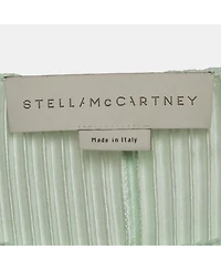 Pre-Owned Stella Mccartney Women's Plisse Paneled Midi Dress