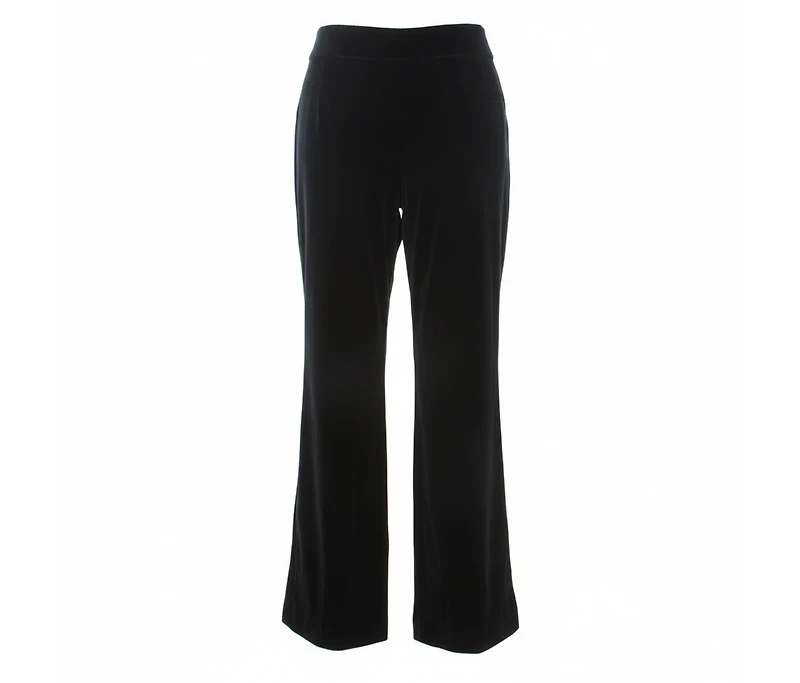 Pre-Owned Alexander Mcqueen Women's Silk Blend Velvet Wide Leg Trousers