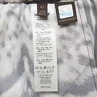 Pre-Owned Roberto Cavalli Women's Leopard Print Silk Drawstring Trousers