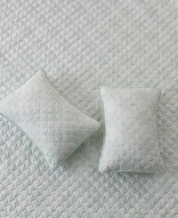 Linery & Co. Snowflake Printed Microfiber Quilt Set with Shams