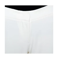 Pre-Owned Alexander Mcqueen Women's Crepe Straight Leg Trousers