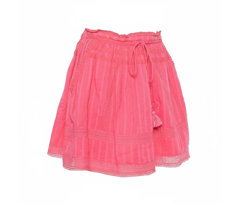Pre-Owned Zadig & Voltaire Women's Pink Cotton Joxini Skirt
