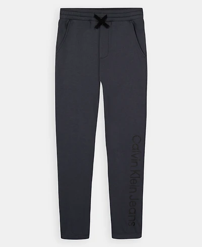 Calvin Klein Boys' 8-20 Fleece Drawstring Jogger Pants