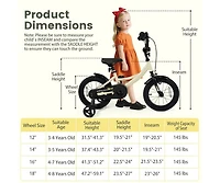 Hongge Inch Kids Sport Bike with Training Wheels