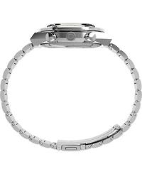 Timex Men's Analog Silver-Tone Stainless Steel Watch, 40mm