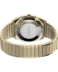 Timex Men's Automatic Gold-Tone Stainless Steel Watch, 34mm