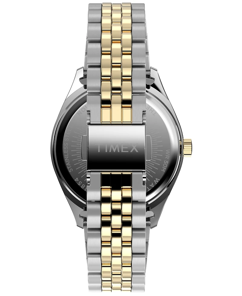 Timex Women's Quartz Analog Two-Tone Stainless Steel Watch, 36mm