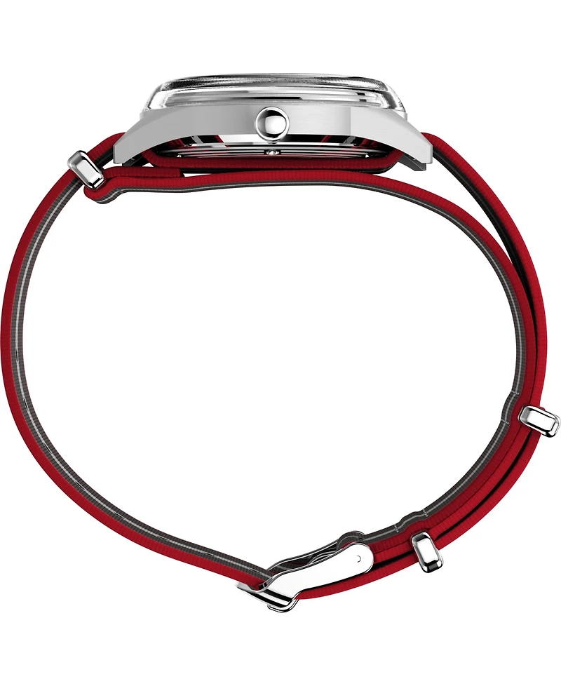 Timex Men's Quartz Analog Black Fabric Watch, 38mm