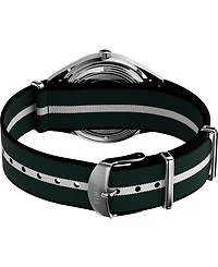 Timex Men's Quartz Analog Green Fabric Watch, 38mm