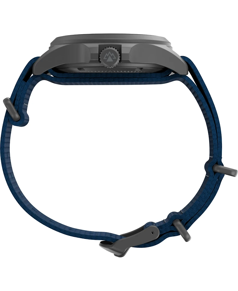 Timex Men's Quartz Analog Black eco-conscious Fabric Watch