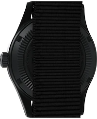 Timex Men's Quartz Analog Black eco-conscious Fabric Watch, 36mm