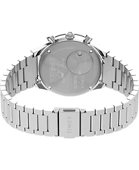 Timex Men's Quartz Analog Silver-Tone Stainless Steel Watch, 40mm