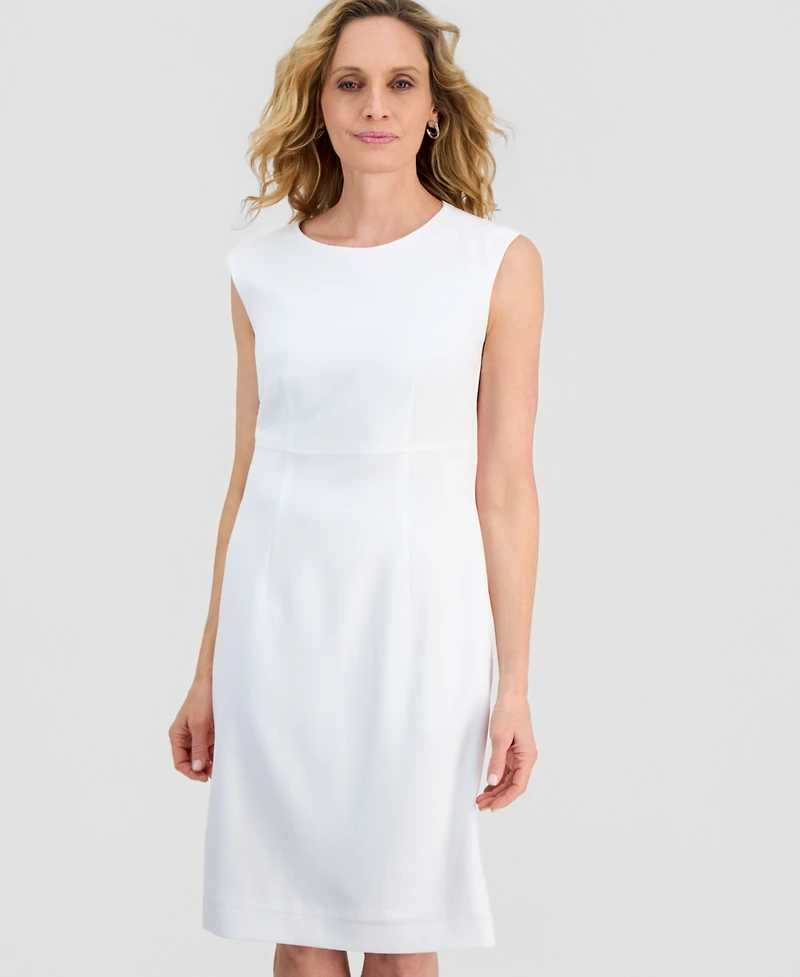 Kasper Women's Stretch Crepe Sheath Dress