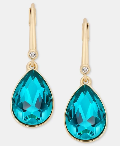 Dkny Dynamic Teardrop Stone Drop Earrings