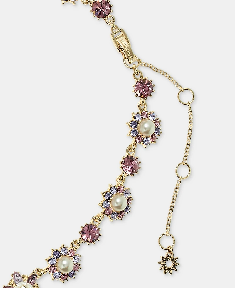 Marchesa Multi-Stone Statement Necklace, 16" + 3" extender