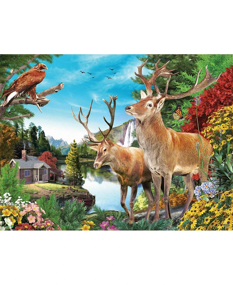 SunsOut Summer Pond 500 piece Jigsaw Puzzle for Adults