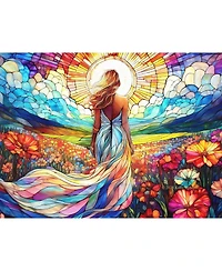 SunsOut Radiance Stained Glass 1000 piece Jigsaw Puzzle for Adults