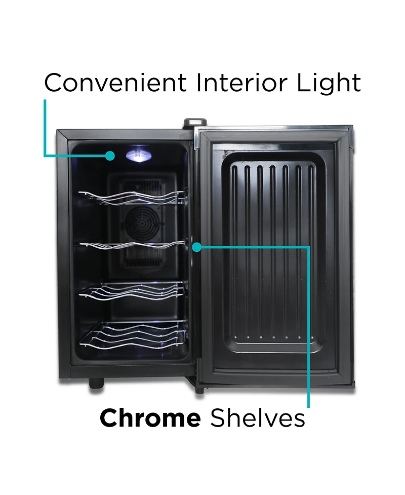 Black & Decker 8 Bottle Capacity Wine CellarMirror Door