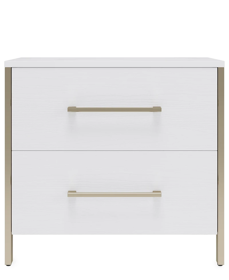 Furniture Emila 3-Pc. Full Bed Set Upholstered Full Bed, 2-Drawer Nightstand and Dresser