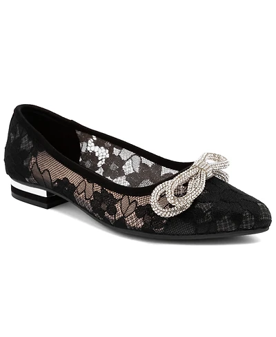 Jones New York Women's Quinnie Pointed Toe Embellished Dress Flats