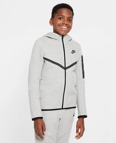 Nike Big Boys Sportswear Full-Zip Tech Fleece Hoodie