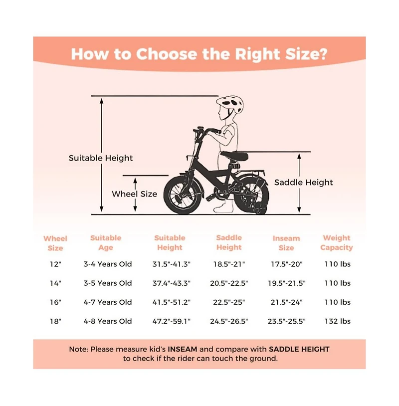 Hongge Inch Kids Bike with Adjustable Training Wheels