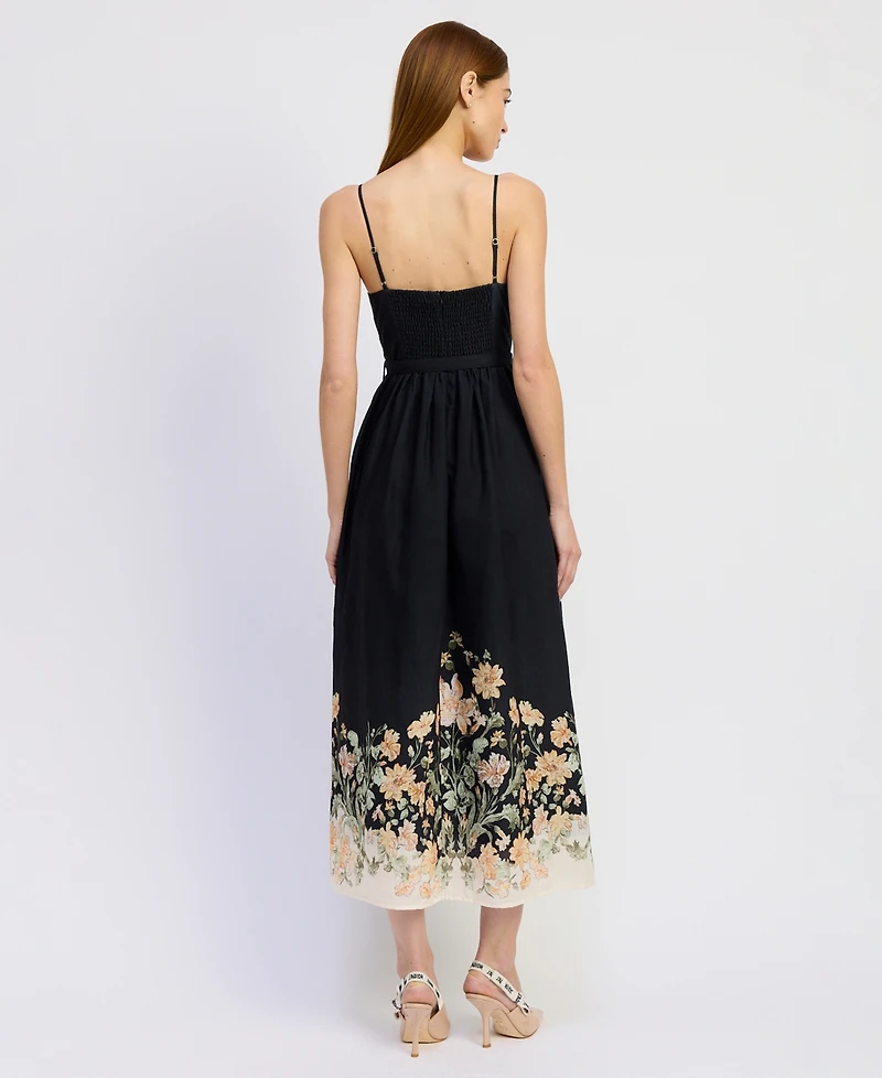 En Saison Women's Iris V-Neck Midi Dress