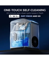 Euhomy 35-lb Ice Per day Nugget/Pebble Ice Maker ( Silver )