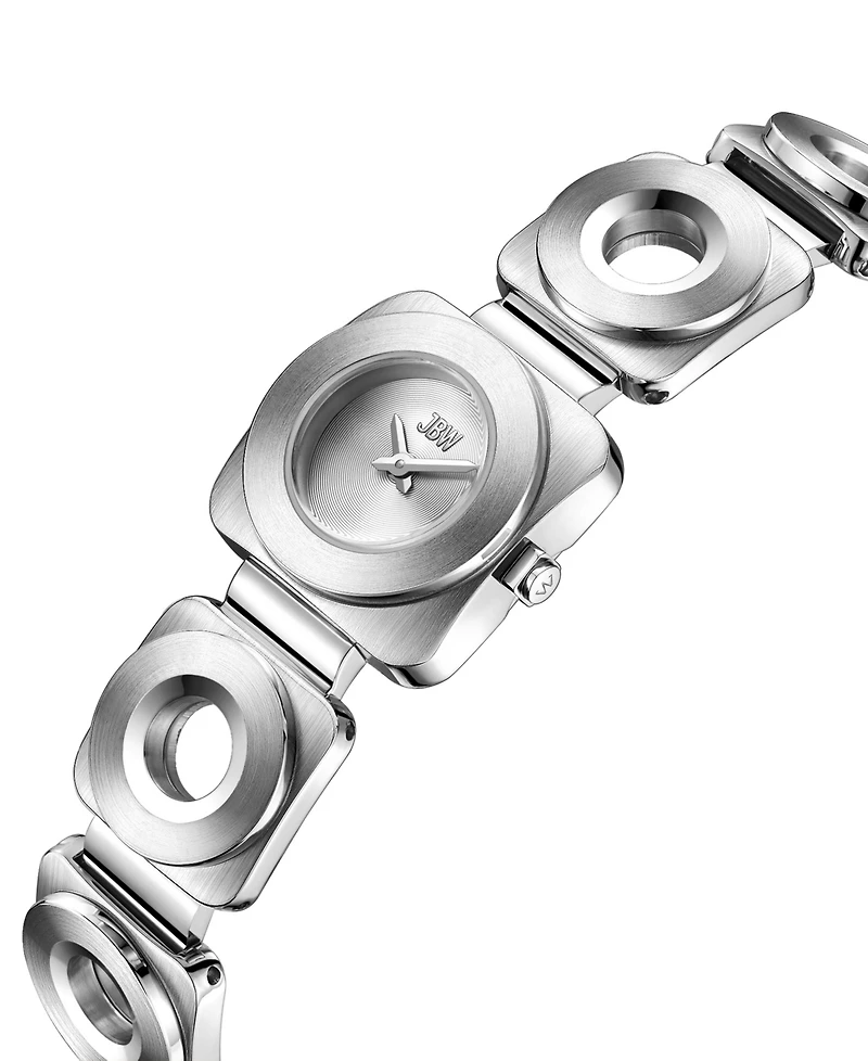 Jbw Women's Chasm Swiss Quartz Stainless Steel Watch, 22mm