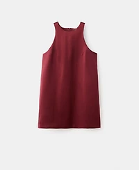 Mango Women's Satin Tie Dress