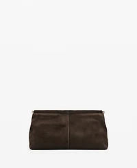 Mango Women's Suede Handbag