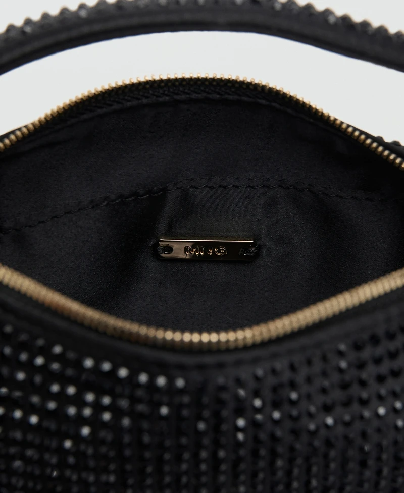 Mango Women's Rhinestones Handbag