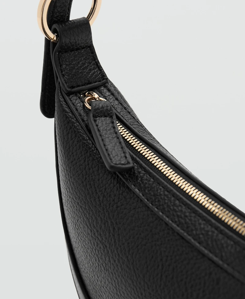 Mango Women's Oval Shoulder Bag