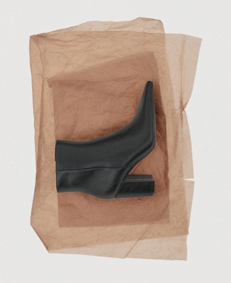 Mango Women's Block Heel Ankle Boots