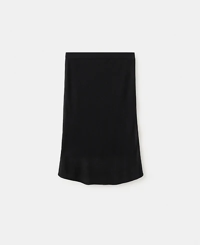 Mango Women's Ribbed Midi Skirt