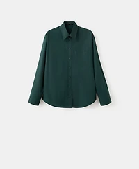Mango Women's Pocket Oversize Shirt