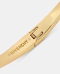 Givenchy Color Crystal & Inlay Open Bangle Bracelet